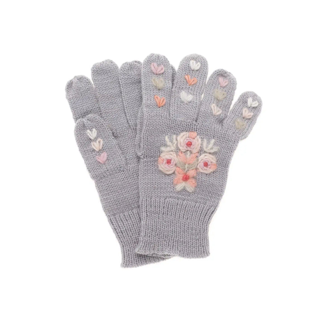 Hand knit Edith gloves by French Knot on Mer Rose Atelier